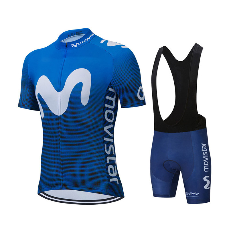 Cycling Gear Jersey - Movistar – ensemble de cyclisme pour