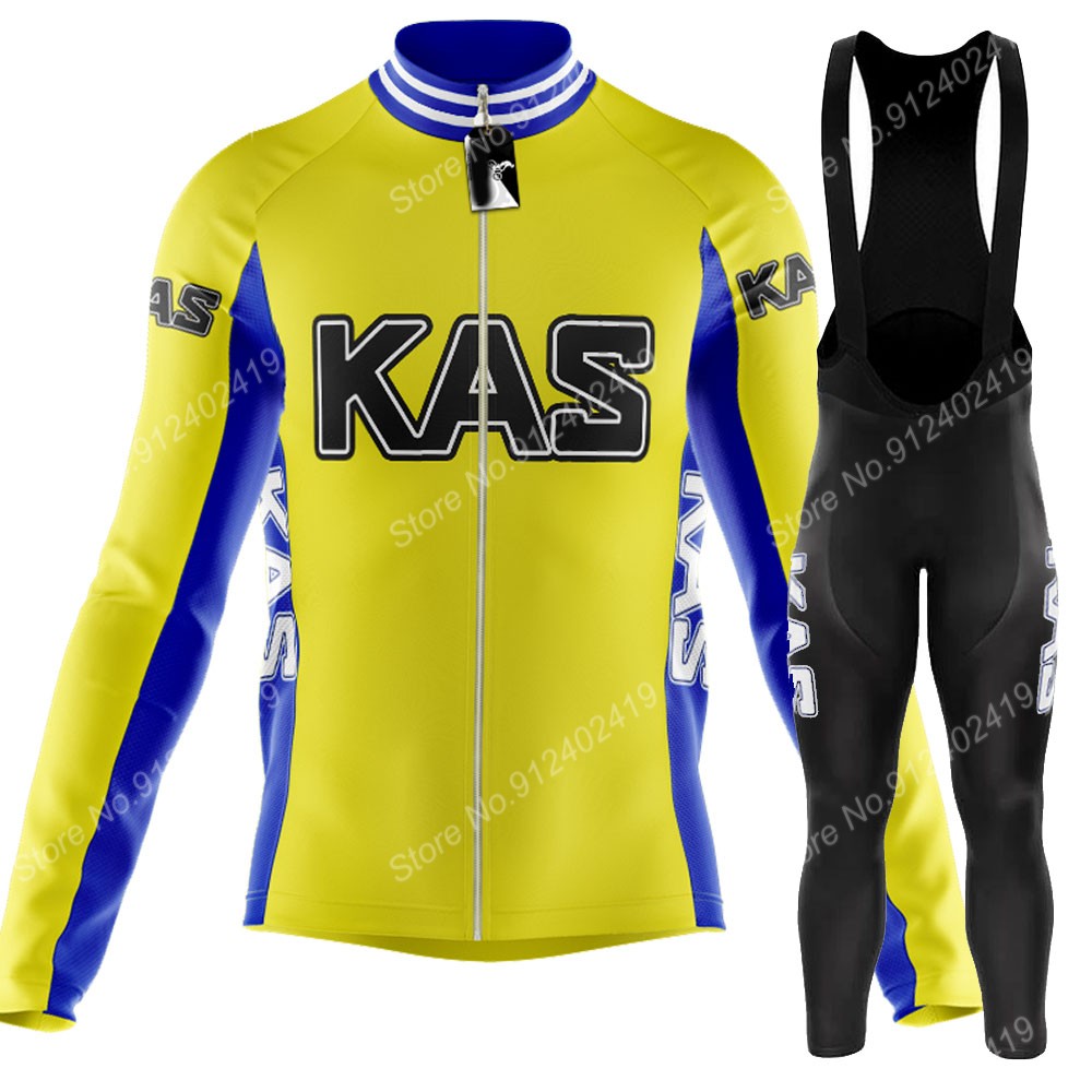 KAS Team-Ensemble de maillot d - Cycling Gear Jersey avis et prix