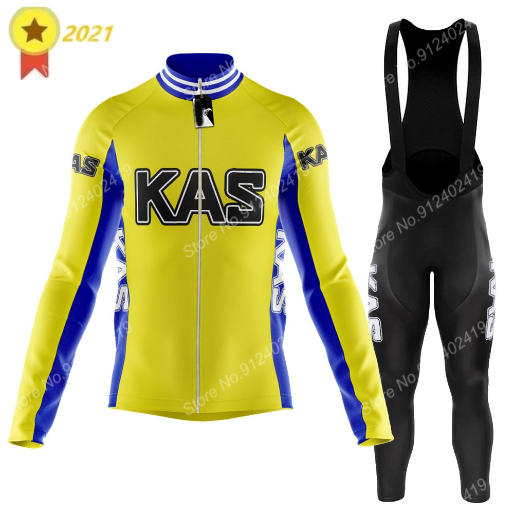 KAS Team-Ensemble de maillot d - Cycling Gear Jersey avis et prix