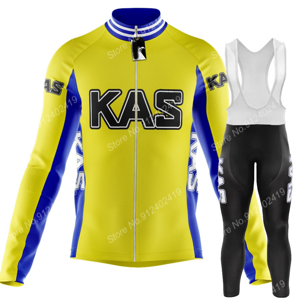 KAS Team-Ensemble de maillot d - Cycling Gear Jersey avis et prix