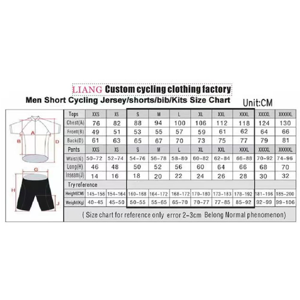 Ensemble de maillot de cyclism - Cycling Gear Brands avis et prix