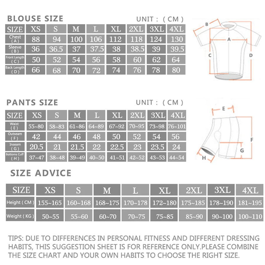 Ensemble de maillot de cyclism - Cycling Bib Shorts avis et prix